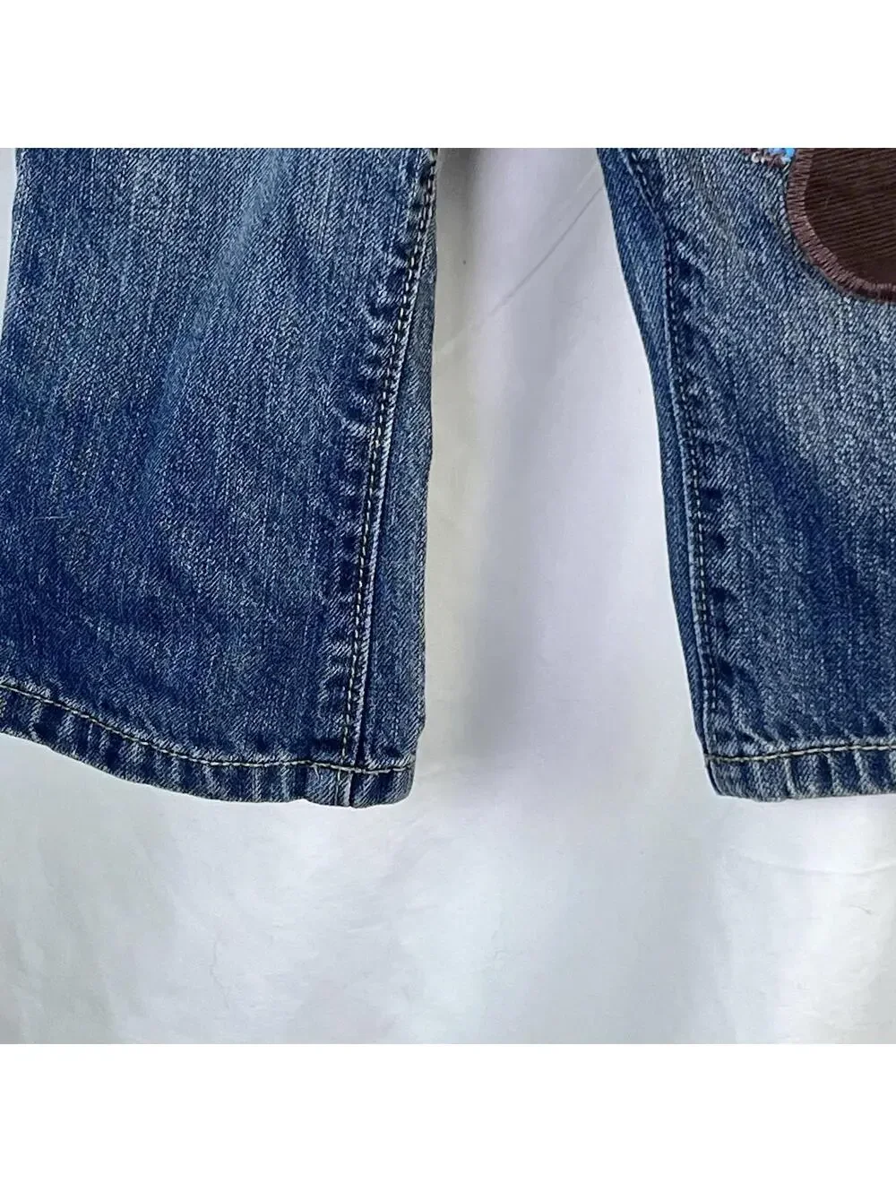 Old Navy Jeans, Unisex Size 12-18 Months, Blue, Denim, Embroidered Turkey, Fall